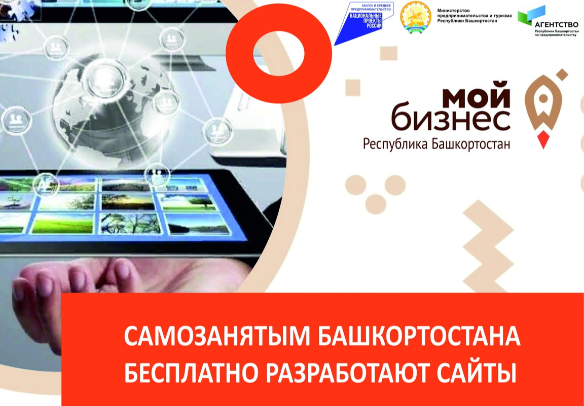 Самозанятым Башкортостана бесплатно разработают сайты