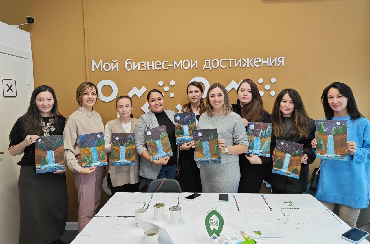 Предпринимателей Учалов обучили технике правополушарного рисования